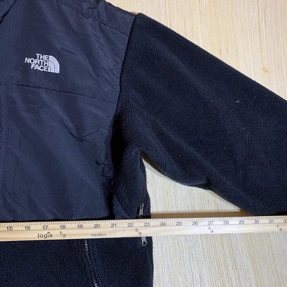Vintage The North Face Sweater Large Black Long Sleeve Men's Zip Up Denali - Picture 13 of 15